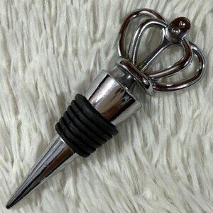 Silver Crown Wine Stopper